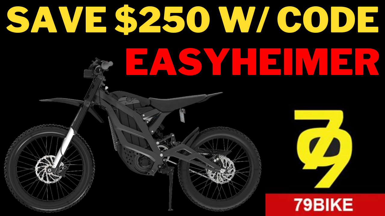 $250 off 79bike falcon m electric dirtbike